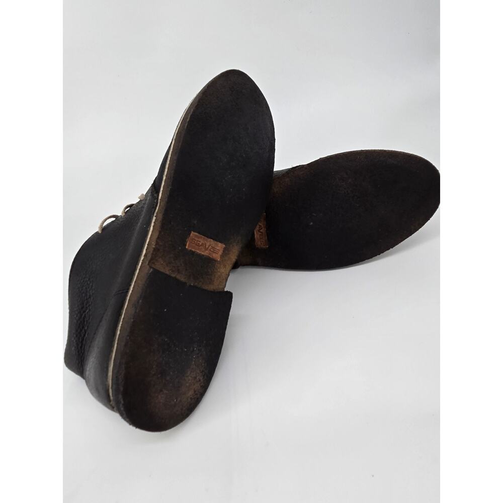 Seavees Three Eye Pebbled Leather Chukka Black Boot Dress Shoe Mens Sz 13 - Picture 7 of 12